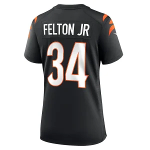 Demetric felton jr. cincinnati bengals nike womens team game jersey Black L