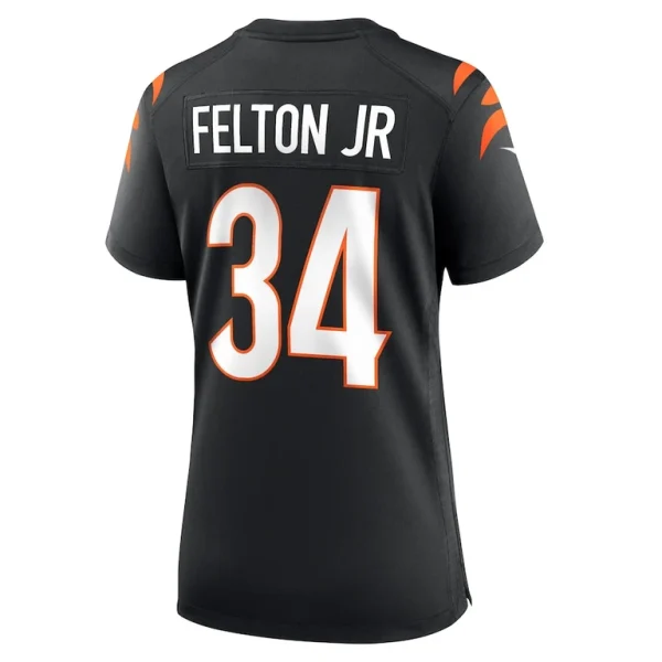 Demetric felton jr. cincinnati bengals nike womens team game jersey Black L