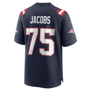 Demontrey jacobs new england patriots nike game jersey Navy L