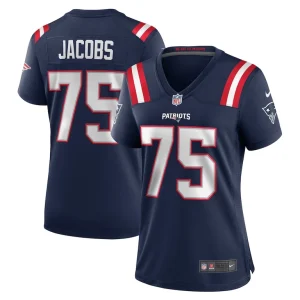 Demontrey jacobs new england patriots nike womens game jersey Navy