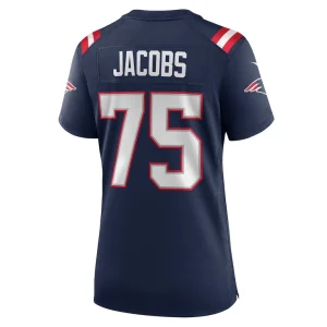 Demontrey jacobs new england patriots nike womens game jersey Navy L