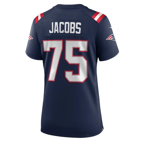 Demontrey jacobs new england patriots nike womens game jersey Navy L