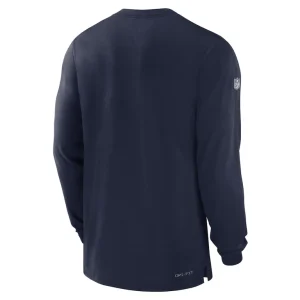 Denver broncos nike 2023 sideline performance long sleeve t shirt Navy L