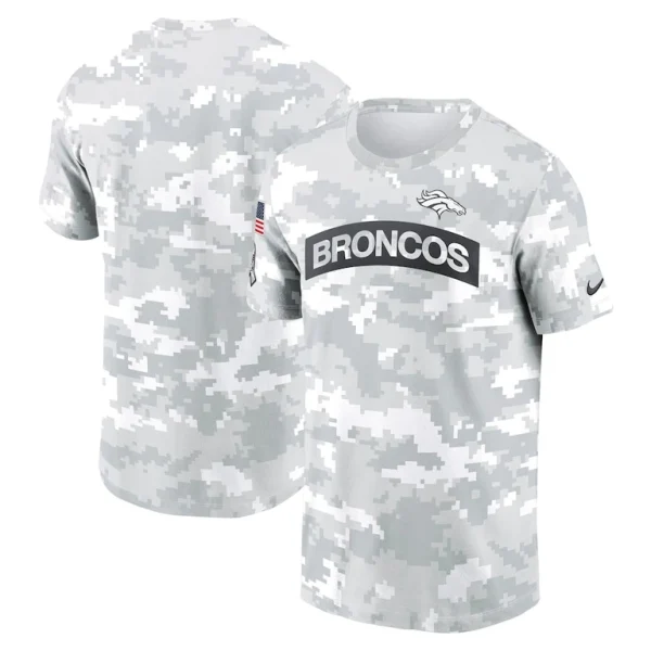 Denver broncos nike 2024 salute to service performance t shirt Arctic camo