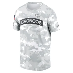 Denver broncos nike 2024 salute to service performance t shirt Arctic camo M