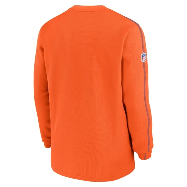 Denver broncos nike alternate logo coach long sleeve top Orange L