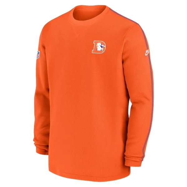 Denver broncos nike alternate logo coach long sleeve top Orange M