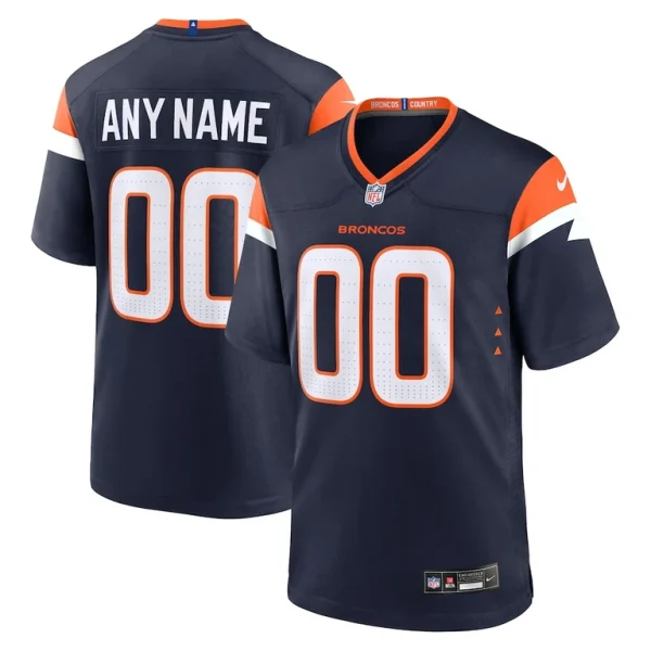 Denver broncos nike alternate mile high collection custom game jersey Navy