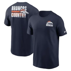Denver broncos nike blitz essential t shirt Navy