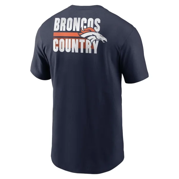 Denver broncos nike blitz essential t shirt Navy L