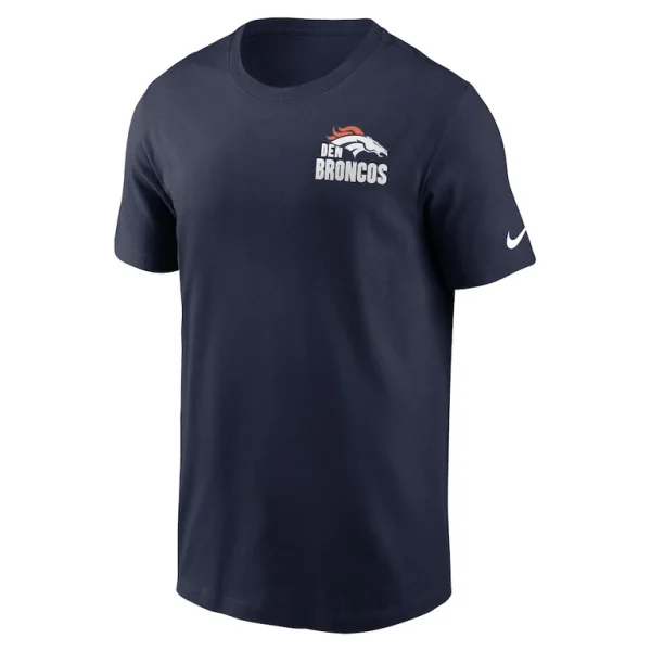 Denver broncos nike blitz essential t shirt Navy M