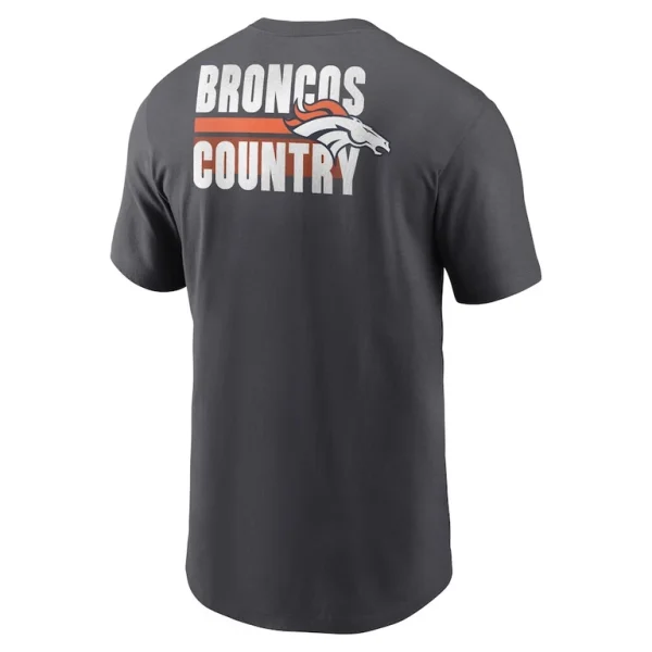 Denver broncos nike blitz essential t shirt anthracite Multi L