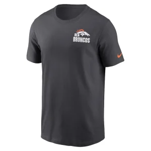 Denver broncos nike blitz essential t shirt anthracite Multi M
