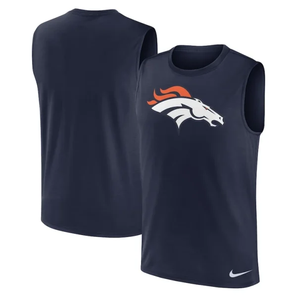 Denver broncos nike blitz legend muscle tank top Navy