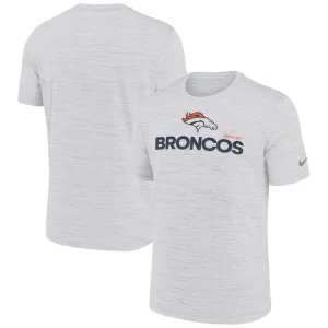 Denver broncos nike blitz velocity modern performance t shirt White