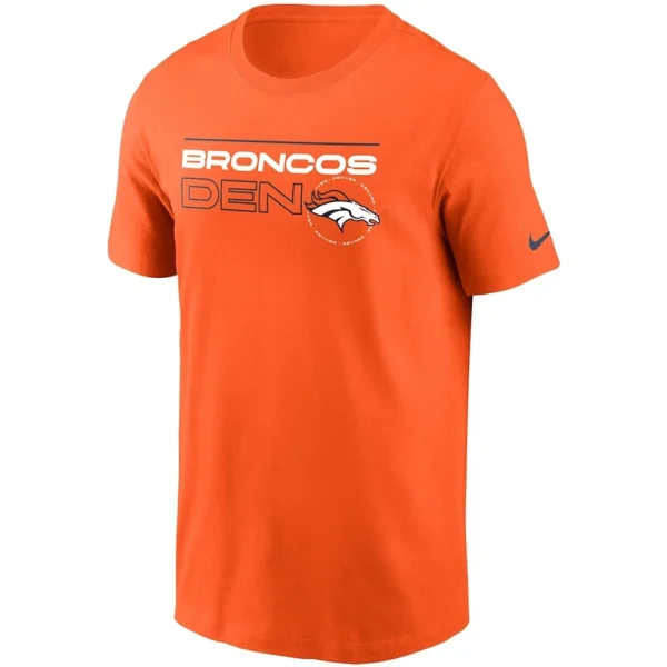 Denver broncos nike broadcast essential t shirt Orange M