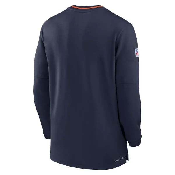 Denver broncos nike coach half zip sweatshirt Navy L