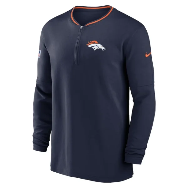 Denver broncos nike coach half zip sweatshirt Navy M