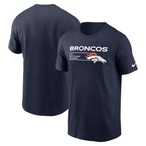 Denver broncos nike division essential t shirt Navy