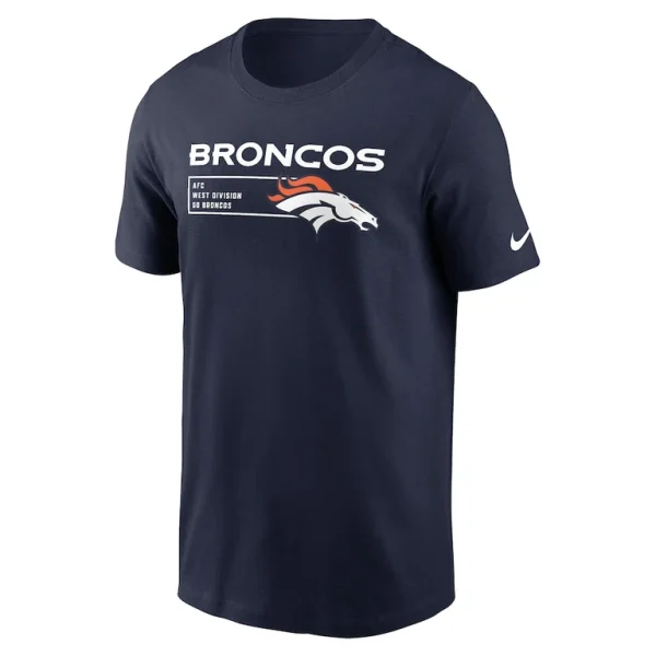 Denver broncos nike division essential t shirt Navy M