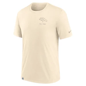 Denver broncos nike glory tri blend t shirt Cream M