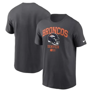 Denver broncos nike helmet essential t shirt anthracite Multi