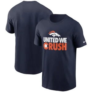 Denver broncos nike hometown collection crush t shirt Navy