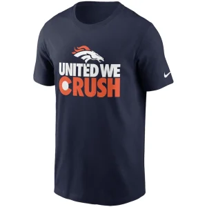 Denver broncos nike hometown collection crush t shirt Navy M