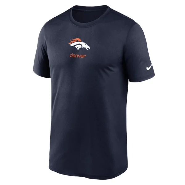 Denver broncos nike legend sign performance t shirt Navy M