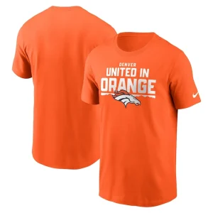 Denver broncos nike local essential t shirt Orange