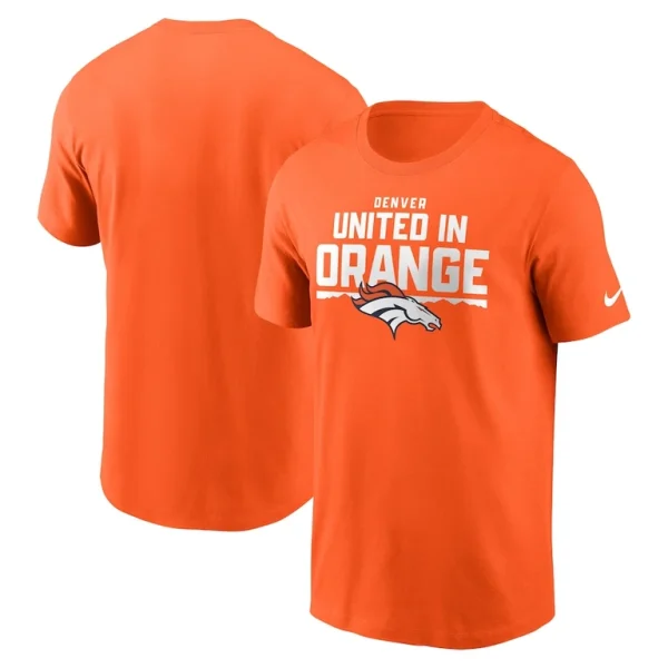 Denver broncos nike local essential t shirt Orange