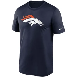 Denver broncos nike logo essential legend performance t shirt Navy M