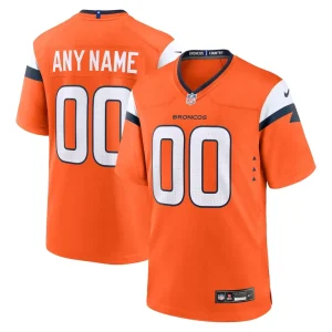 Denver broncos nike mile high collection custom game jersey Orange