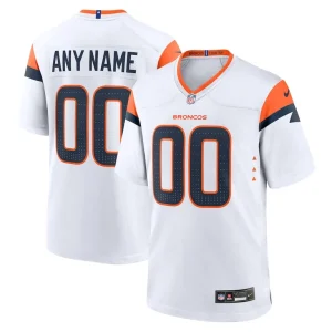 Denver broncos nike mile high collection custom game jersey White