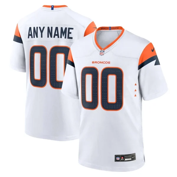 Denver broncos nike mile high collection custom game jersey White