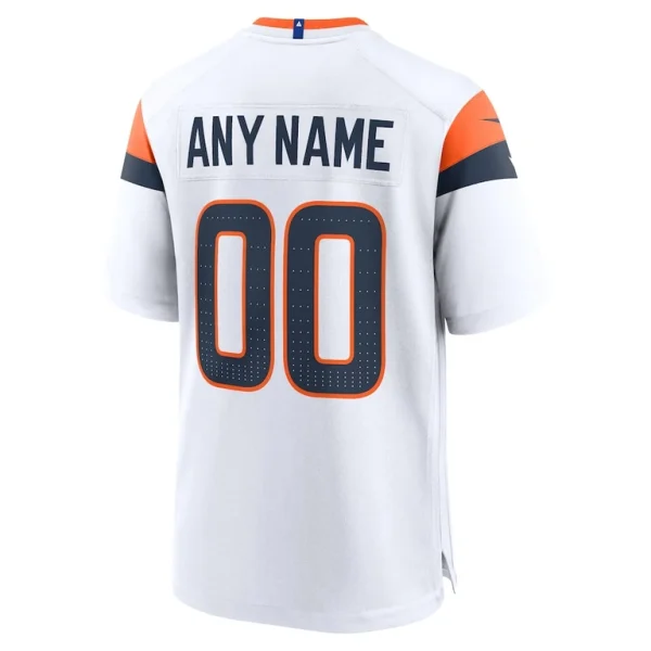 Denver broncos nike mile high collection custom game jersey White L