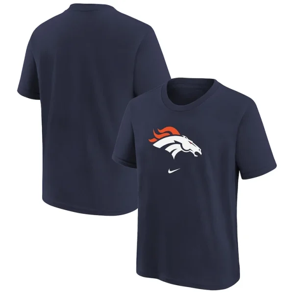 Denver broncos nike preschool team wordmark t shirt Navy