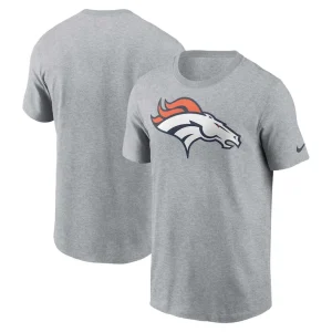 Denver broncos nike primary logo t shirt Gray