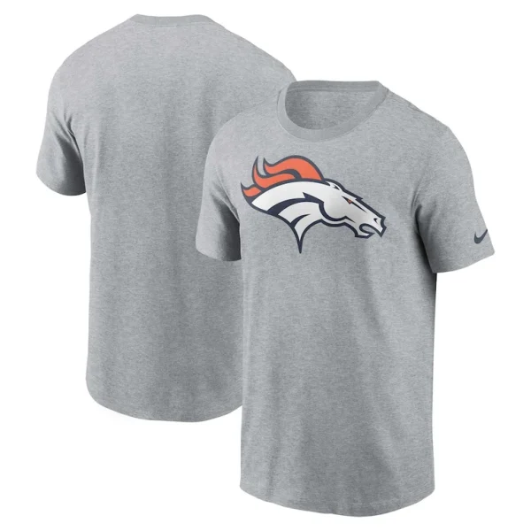 Denver broncos nike primary logo t shirt Gray