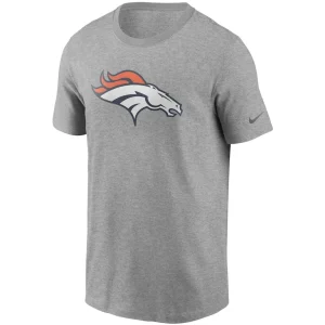 Denver broncos nike primary logo t shirt Heathered gray M