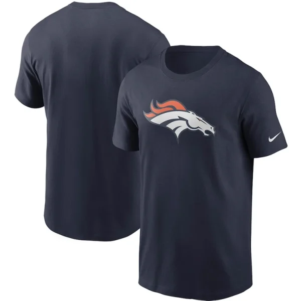 Denver broncos nike primary logo t shirt Navy