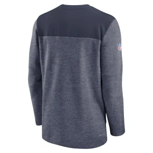 Denver broncos nike sideline lockup performance quarter zip top Navy L