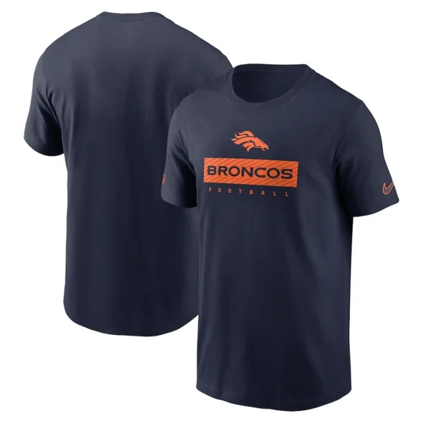 Denver broncos nike sideline performance t shirt Navy