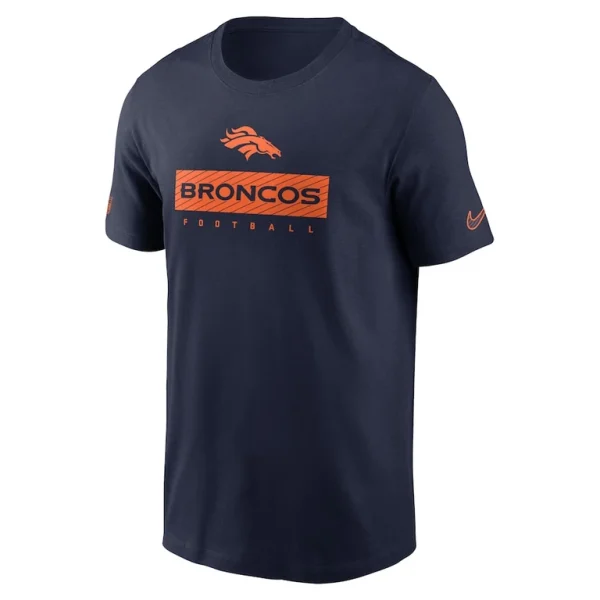 Denver broncos nike sideline performance t shirt Navy M