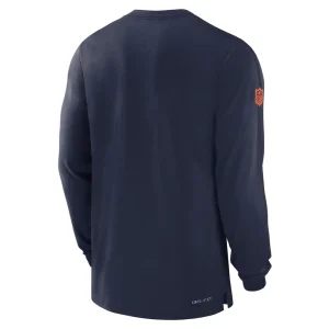 Denver broncos nike sideline player performance long sleeve t shirt Navy L