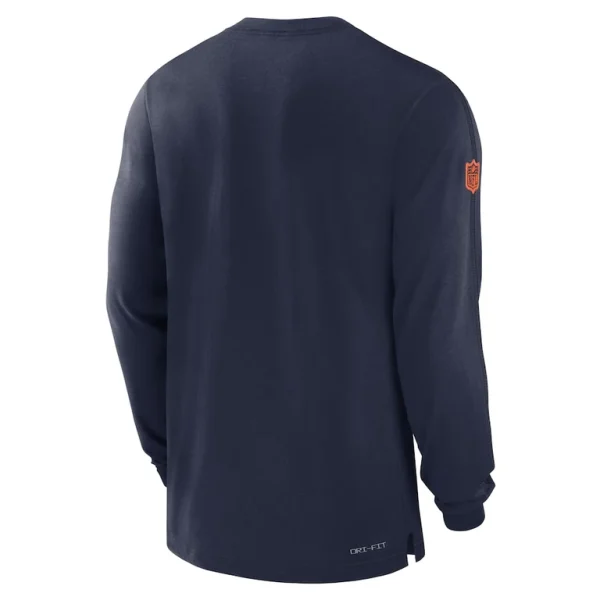 Denver broncos nike sideline player performance long sleeve t shirt Navy L