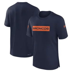 Denver broncos nike sideline player performance t shirt Navy