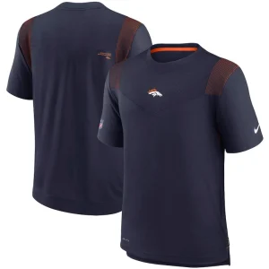 Denver broncos nike sideline player uv performance t shirt Navy