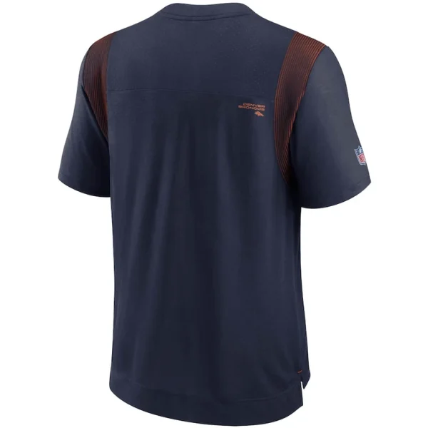 Denver broncos nike sideline player uv performance t shirt Navy L