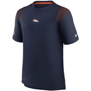 Denver broncos nike sideline player uv performance t shirt Navy M